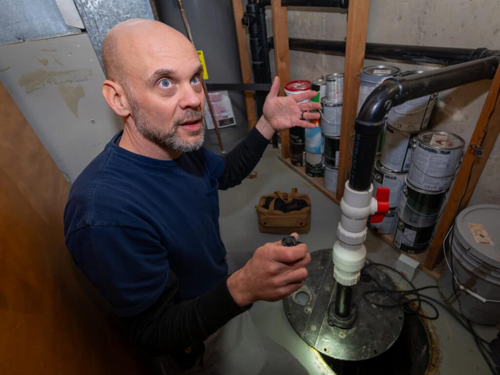 sump pump inspection