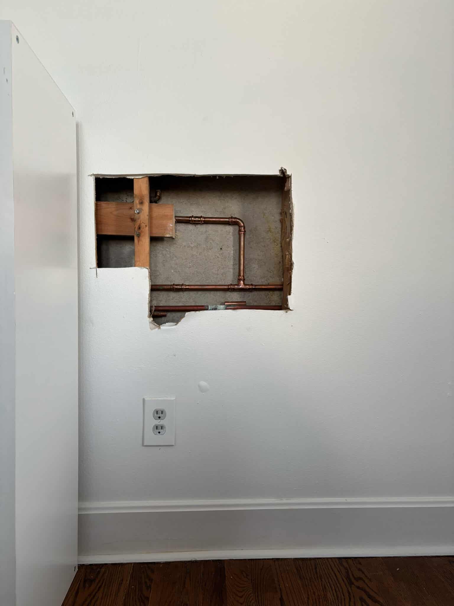 Hidden behind plumbing walls, Humidity cycles.